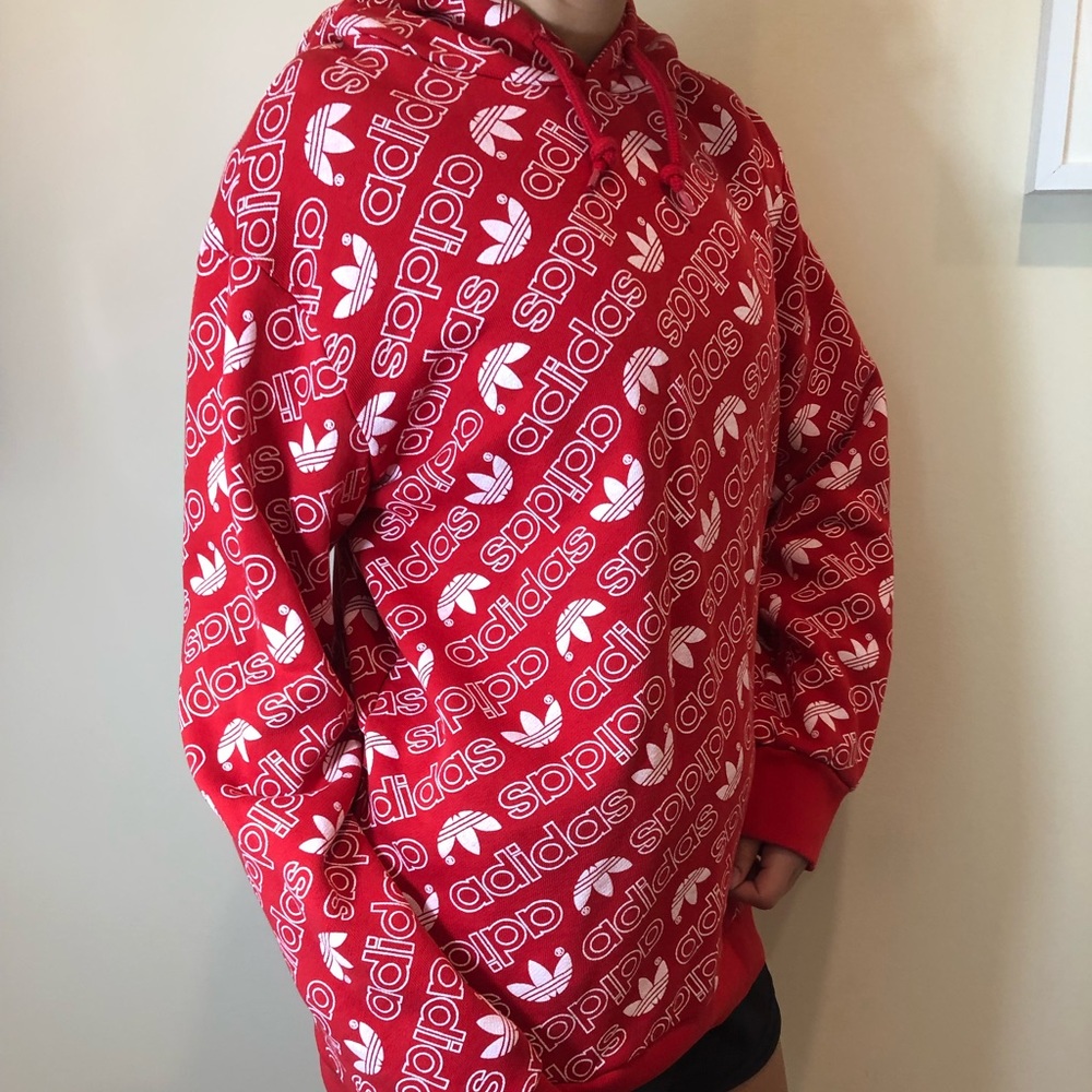 Adidas logo hoodie